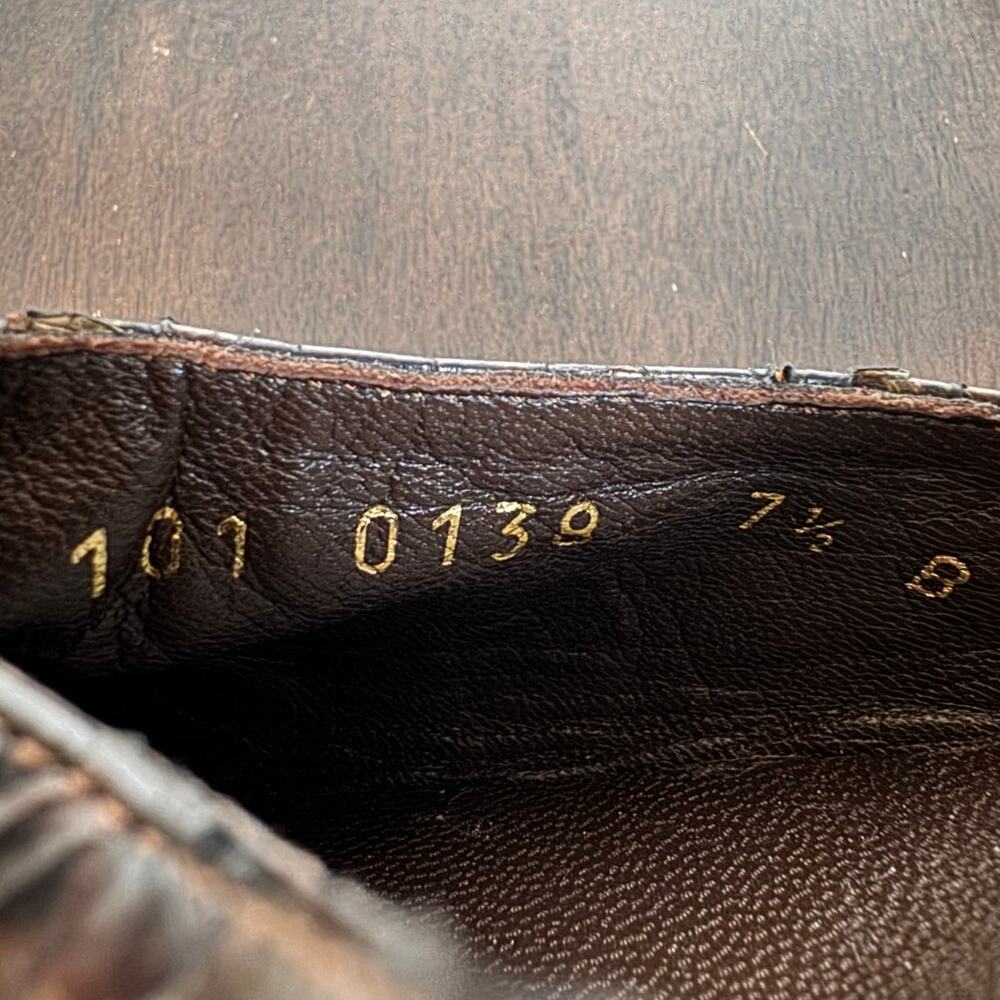 Gucci by Tom Ford Vintage Python Ankle Strap Heels - Size 7.5 - Picture 8 of 8